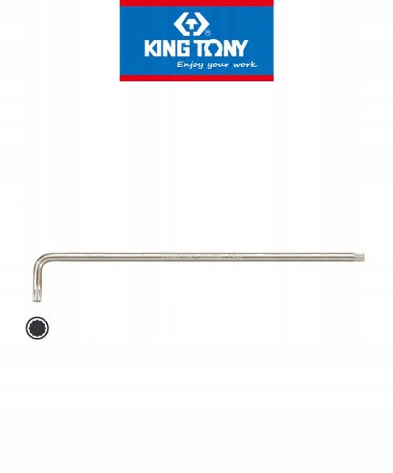 Spline Dopsleutel L 6mm Extra Lang 186mm von King Tony – Produktbild