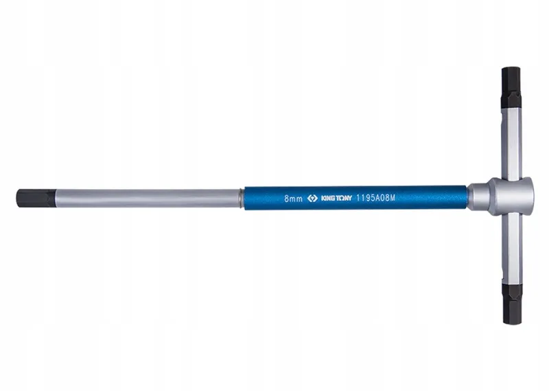 T-sleutel Inbussleutel 3mm Draaibaar Schuifbaar 1195A03M von King Tony – Produktbild