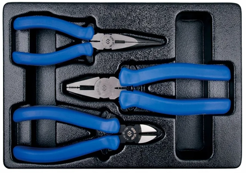 Tangenset 3-delig - Zijsnijtang, Combinatietang by King Tony – product image