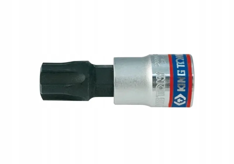 Torx Bit Dop 3/8" IPR 40 x 50 mm met Gat by King Tony – product image