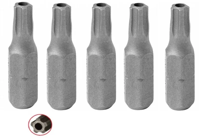 Torx Bit met Gat IPR20 1/4" 25mm - 5 Stuks by King Tony – product image