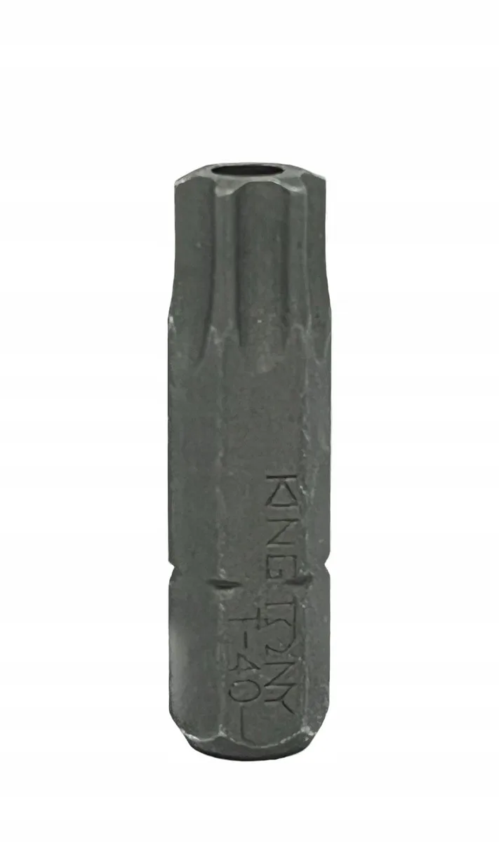 Torx Bit met Gat T7 x 25mm 1/4" - Duurzaam S2 Staal de King Tony – image du produit