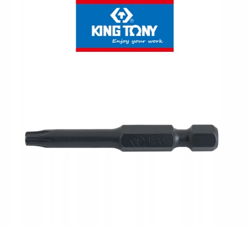 Torx Bit T10 x 110mm - 1/4" - Duurzame Staal von King Tony, Grau – Produktbild
