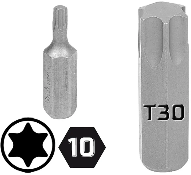 Torx Bit T30 x 36mm 10mm Zeskant 1/2" by King Tony – product image