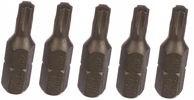 Torx T6 bits 1/4" 6,4 mm 25 mm 5 stuks by King Tony – product image