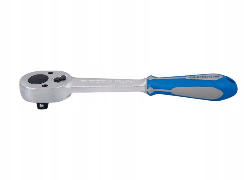 Verstelbare Ratel 3/8" 32 Tands 200mm met Rubberen Handvat de King Tony – image du produit