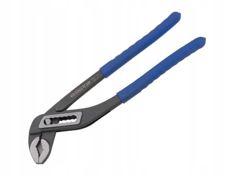 Verstelbare tang 253 mm, Duits type, PVC-handvat by King Tony, Blue – product image