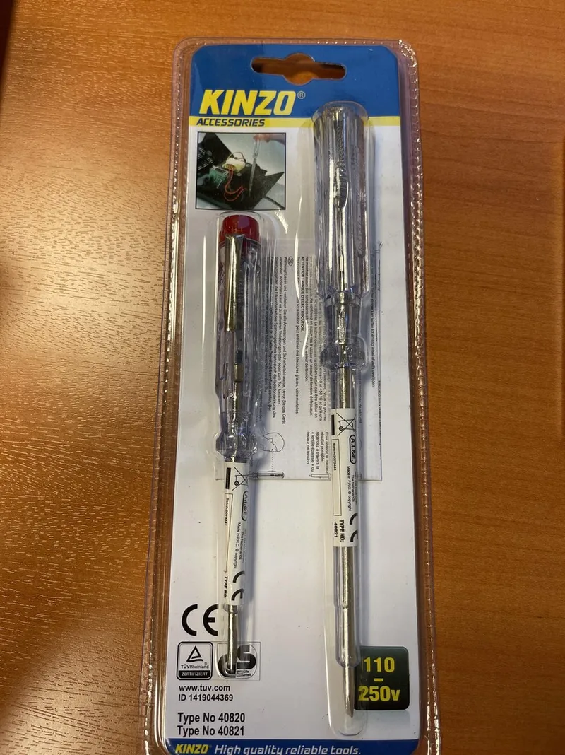 Elektriche Schroevendraaiers | Set van 2 van Kinzo, Zilver – productafbeelding