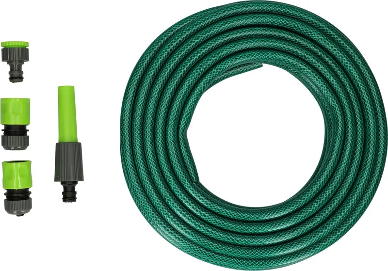 Garden Tuinslang Set - 15 M - ⌀ 1,4 CM - incl. Sproeistuk en 3 Koppelstukken by Kinzo – product image