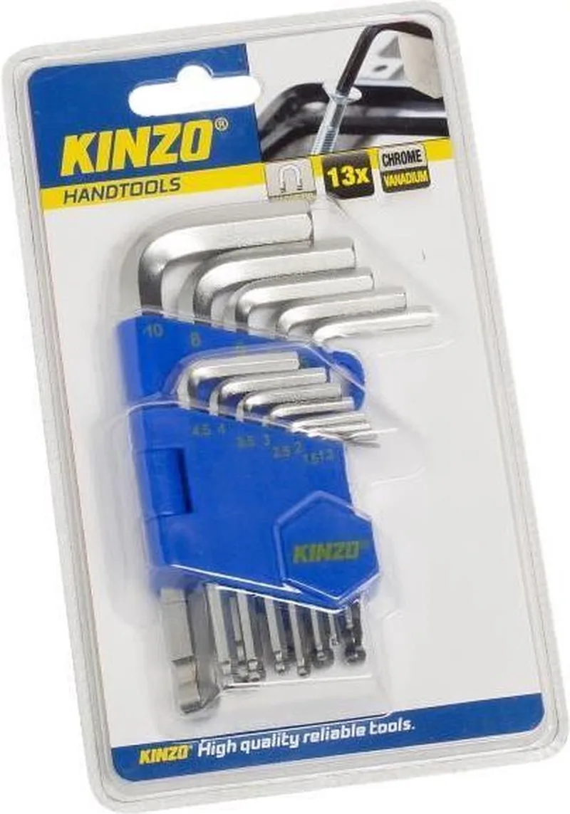 inbussleutelset - 13 stuks de Kinzo, Argent – image du produit