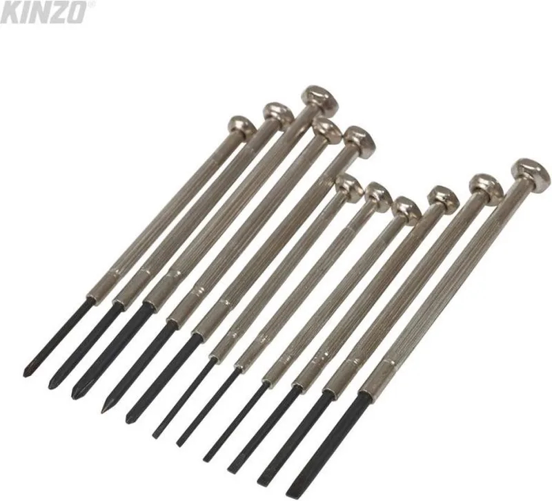 Kinzo 11-delige Precisie Schroevendraaier by Kinzo, Silver – product image