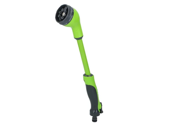 Kinzo 3-Delige Sproeikop Set Tuinslang - Spuitpistool, Sproeipistool en Uitschuifbare Sproeikop 15" - 8 Sproei Standen - Aansluiting Tuinslang - Groen/Zwart van Kinzo – productafbeelding