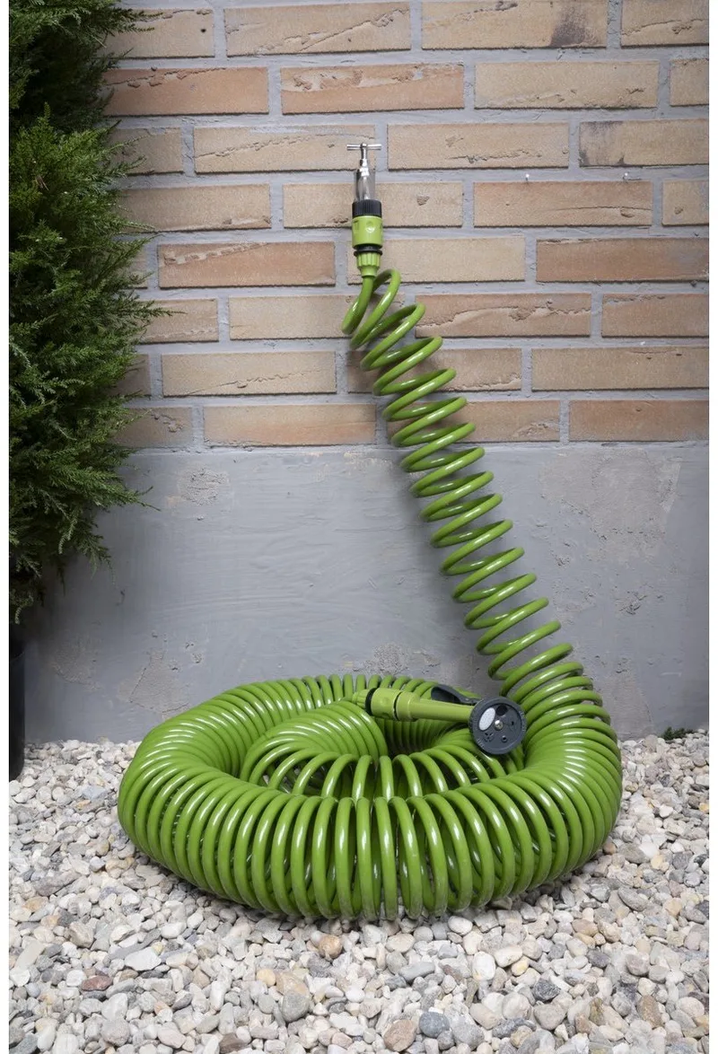 Spiraal Tuinslang Set 30M - Automatisch Oprollende Tuinslang - Incl. Sproeikop by Kinzo – product image