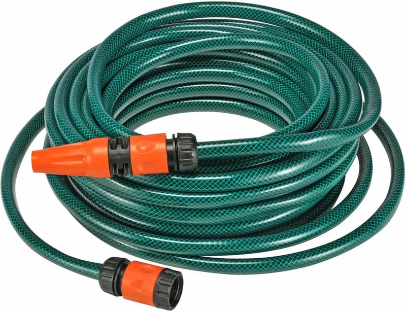 Tuinslang - groen - 20 meter - UV-bestendig - waterslang met aansluit set de Kinzo – image du produit