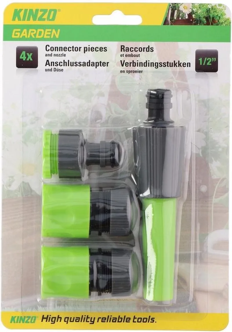 tuinslang sproeikop verbindingsstuk set by Kinzo – product image