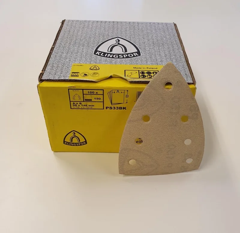 100 stuks schuurpapier voor schuurmachines - Schuurpads - Deltaschuurmachine - Multischuurmachine - 100 stuks de Klingspor – image du produit