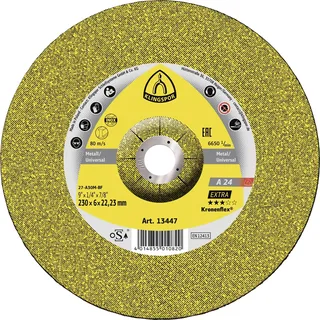 A 24 EX 13447 Schruppscheibe gekröpft 230 mm 10 St. Metall de Klingspor – image du produit 1 sur 2