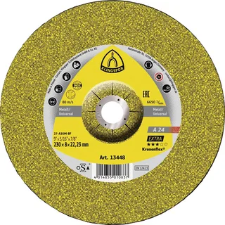 A 24 EX 13448 Schruppscheibe gekröpft 230 mm 10 St. Metall de Klingspor – image du produit 1 sur 2