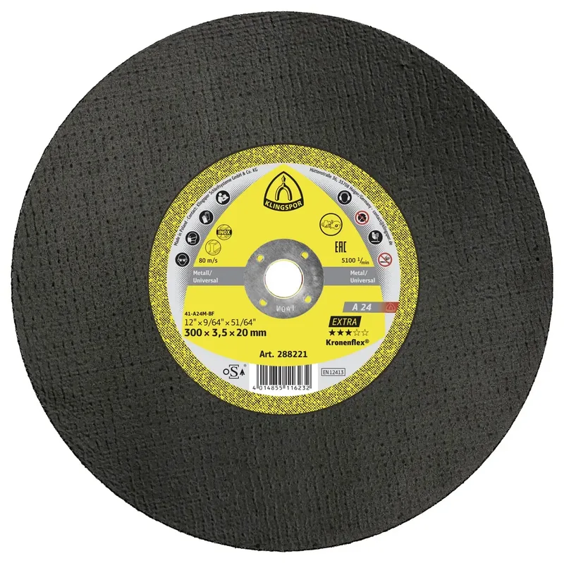 A 24 Extra 288221 Trennscheibe gerade 300 mm 10 St. Metall by Klingspor – product image