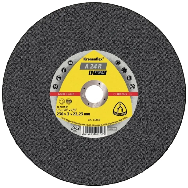 A 24 R Supra 13456 Trennscheibe gerade 180 mm 25 St. Stahl von Klingspor – Produktbild