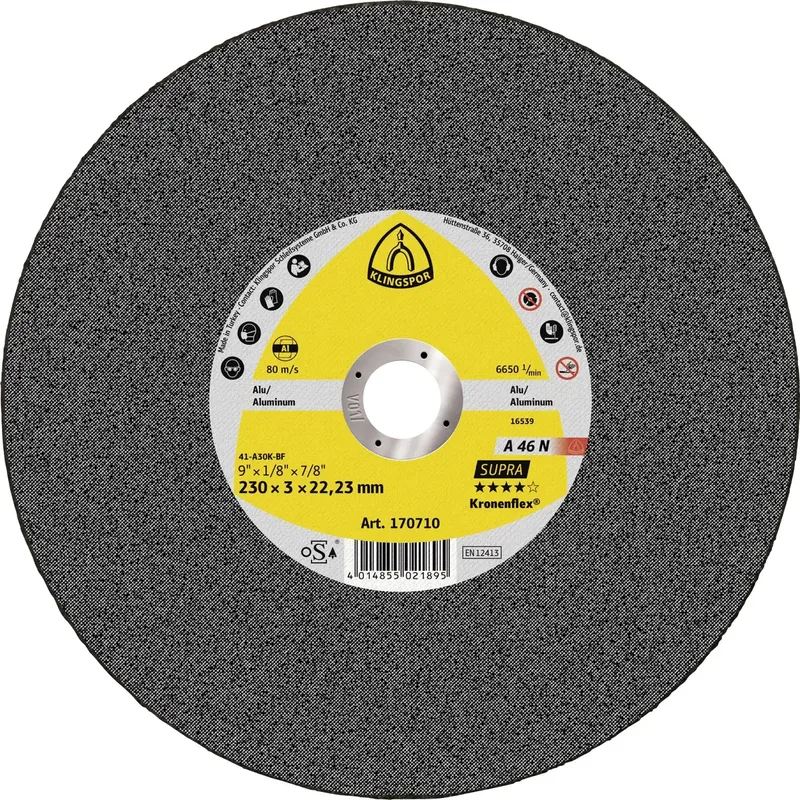A 46 N 170707 Trennscheibe gekröpft 115 mm 25 St. Aluminium, NE-Metalle von Klingspor – Produktbild
