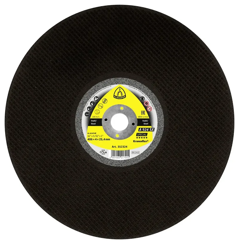 A 924 SX SPECIAL 352324 Disque à tronçonner 406 mm 10 pc(s) acier de Klingspor – image du produit 1 sur 2