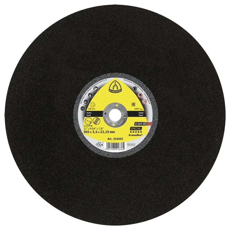 A 924 SX SPECIAL 352325 Disque à tronçonner 356 mm 10 pc(s) acier de Klingspor – image du produit 1 sur 2