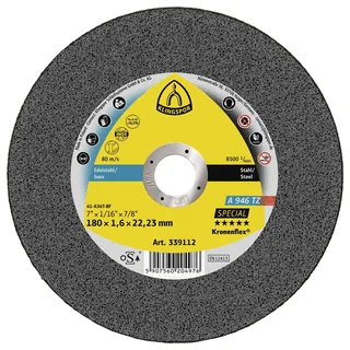 A 946 TZ Special 339112 Disque à tronçonner 180 mm 25 pc(s) acier, acier inoxydable de Klingspor – image du produit 1 sur 2