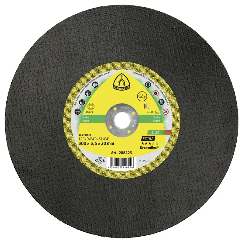 C 24 Extra 288223 Trennscheibe gerade 300 mm 10 St. Stein, Beton von Klingspor – Produktbild