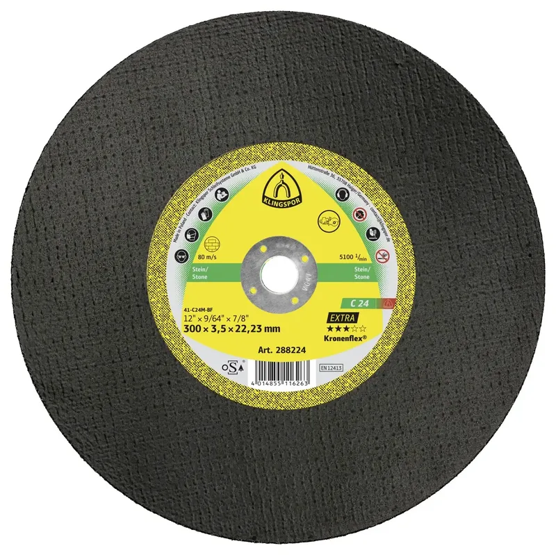 C 24 Extra 288224 Trennscheibe gerade 300 mm 10 St. Stein, Beton by Klingspor – product image