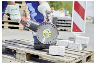 Diamanttrennscheibe DT 600 U Supra für Beton Kalksandstein Kurzverzahnung 115 x 2,4 x 22,23 mm von Klingspor – Produktbild 2 von 2