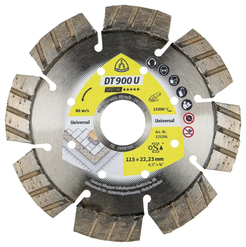 Klingspor 325206 DT 900 U Special Diamantkapskiva Diameter 115 mm 1 st från Klingspor – produktbild