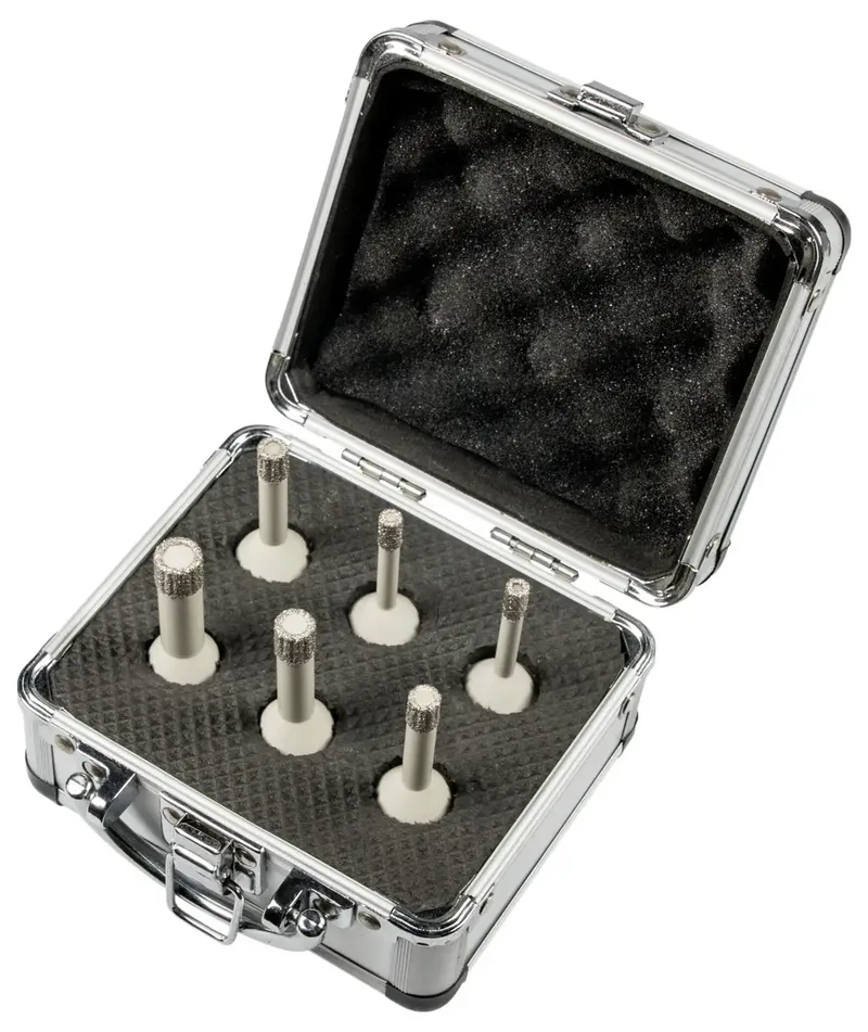 DK 600 F Supra Set 331076 Diamantbohrer-Set 6 mm, 8 mm, 10 mm, 12 mm diamantbeschichtet 1 St. de Klingspor – image du produit