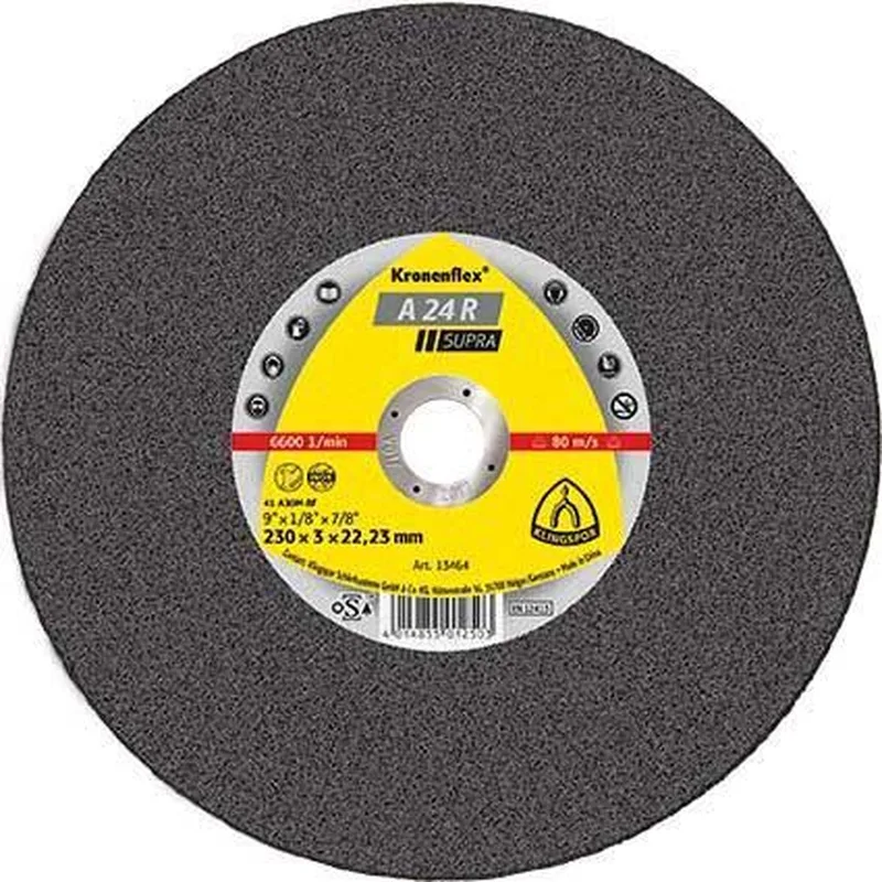 Doorslijpschijf A 24 R Supra Ø 125 x 2,5 mm gekropt - 13738 fra Klingspor – produktbillede