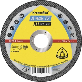 A 946 TZ Special 339110 Trennscheibe gerade 125 mm 25 St. Stahl, Edelstahl von Klingspor – Produktbild 1 von 2