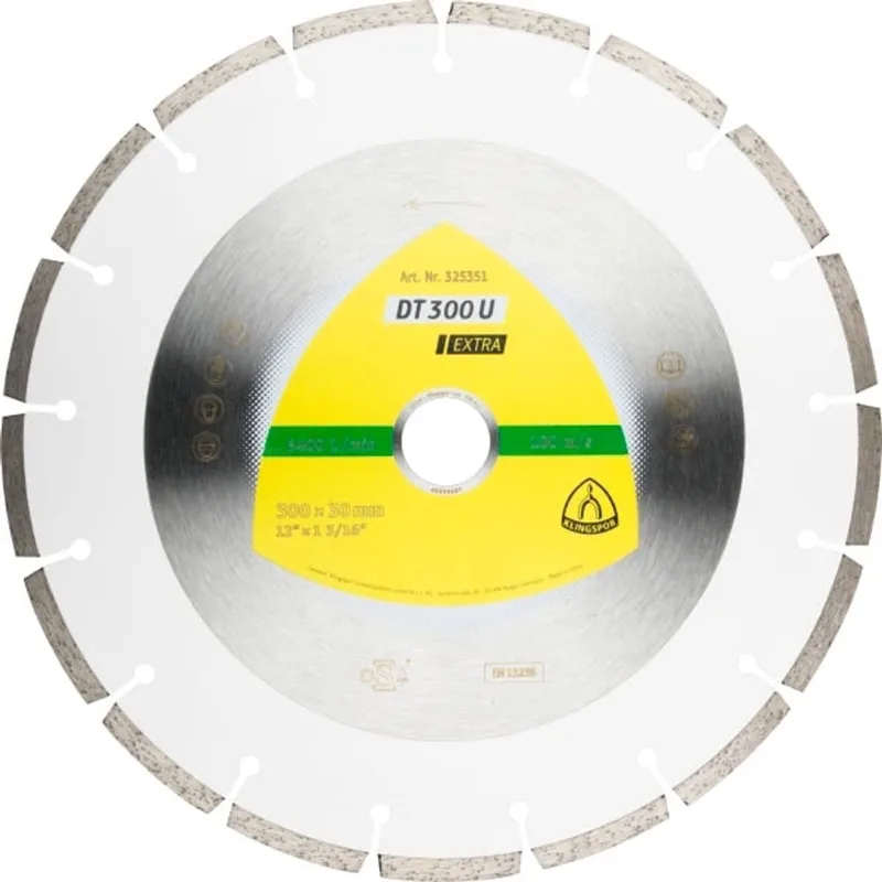 DT 300 U Extra Serie - Diamantschijf - 350mm - Voor Droog Snijden - Segmentontwerp von Klingspor – Produktbild 1 von 2