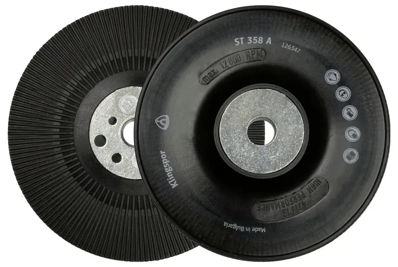 Klingspor 126346 ST358A FI-Stützteller gerippt, 115 mm Gewinde M 14 Durchmesser 115 mm von Klingspor – Produktbild
