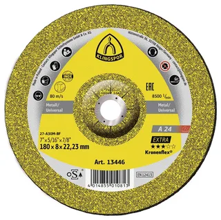 Klingspor 235371 A 24 Extra Schruppscheibe Durchmesser 150 mm Bohrungs-Ø 22.23 mm Metall 10 St. de Klingspor – image du produit 1 sur 2
