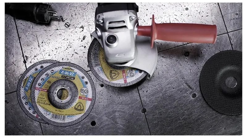 Klingspor 298176 A 46 VZ Special Disque à ébarber Diamètre 115 mm Ø de perçage 22.23 mm acier inoxydable, acier 25 pc(s) de Klingspor – image du produit 2 sur 2