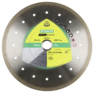 Klingspor 331040 DT 900 FP Special Diamanttrennscheibe Durchmesser 125 mm Bohrungs-Ø 22.23 mm Bodenfliesen, Porzellan, Wandfliesen, Feinsteinzeug, Keramik 1 St. fra Klingspor – produktbillede 1 af 2