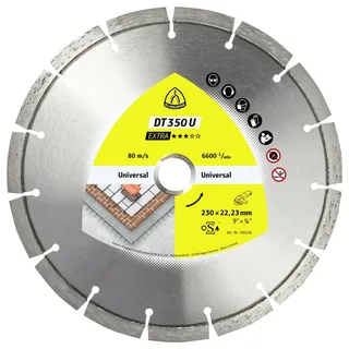 Klingspor 336260 DT 350 U Extra Diamanttrennscheibe Durchmesser 150 mm Bohrungs-Ø 22.23 mm Baustellenmaterialien, Beton, universal 1 St. fra Klingspor – produktbillede 1 af 2