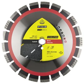 Klingspor 340241 DT 350 AB Extra CEVOLUTION Diamanttrennscheibe Durchmesser 300 mm Bohrungs-Ø 25.4 mm Asphalt, Beton 1 St. by Klingspor – product image 1 of 2