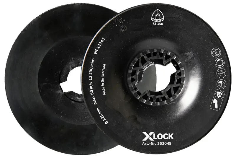 Klingspor 352048 ST 358 FI-Stützteller, 125 mm X-LOCK Durchmesser 125 mm de Klingspor – image du produit