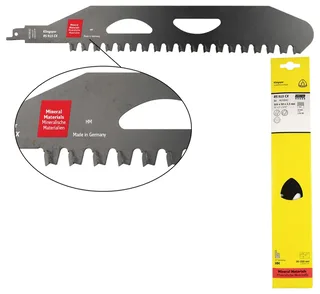 Klingspor 670319 RS 915 CX Säbelsägeblätter, 460 x 50 x 2,5 mm Nutzlänge 388Hart-Metall, Special form , 1,95 Zähne pro Zoll, SB-verpackt im Karton von Klingspor – Produktbild 1 von 2