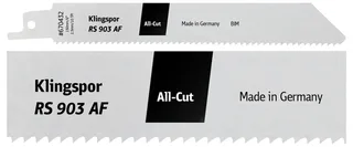 Klingspor 670362 RS 903 AF Säbelsägeblätter, 200 x 19 x 0,9 mm Nutzlänge 180Bi-Metall, gefräst, geschränkt , 10 Zähne pro Zoll, SB-verpackt im Karton de Klingspor – image du produit 2 sur 2