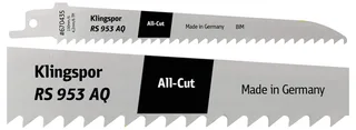 Klingspor 670421 RS 953 AQ Säbelsägeblätter, 230 x 19 x 1,27 mm Nutzlänge 210Bi-Metall, gefräst, geschränkt , 6 Zähne pro Zoll, SB-verpackt im Karton by Klingspor – product image 2 of 2