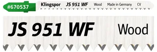 Klingspor 670537 JS 951 WF Stichsägeblätter, 100 x 8 x 1,45 mm Nutzlänge 75Crom-Vanadium, kreuzgeschliffen, konisch , 18 Zähne pro Zoll, SB-verpackt im Karton von Klingspor – Produktbild 2 von 2