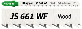 Klingspor 670546 JS 661 WF Stichsägeblätter, 100 x 8 x 1,45 mm Nutzlänge 75Crom-Vanadium, kreuzgeschliffen, konisch , 10 Zähne pro Zoll, SB-verpackt im Karton von Klingspor – Produktbild 2 von 2