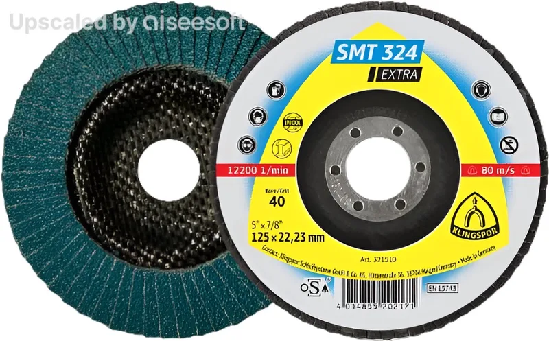 lamellenschijf SMT 324 Extra Ø 125 mm korrel 60 12° con... de Klingspor, Vert – image du produit