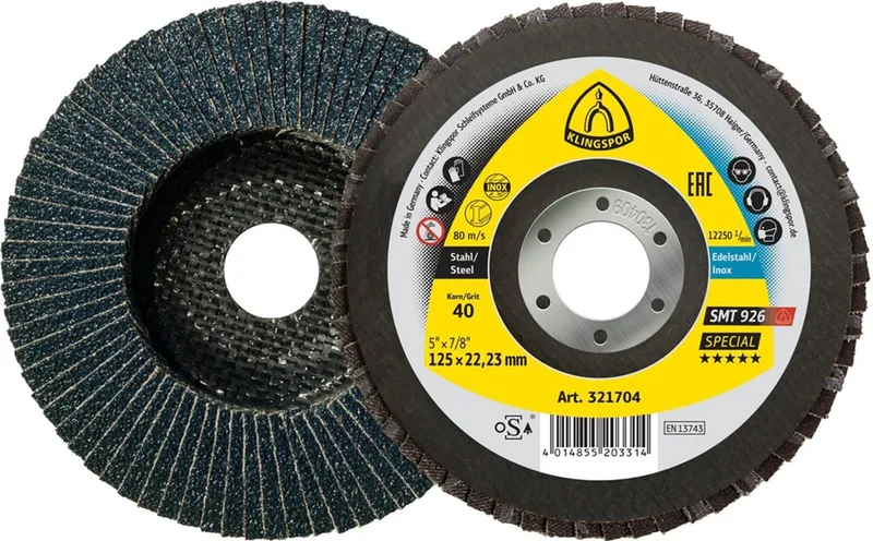 lamellenschijf staal/rvs smt926k60 ( a 1 st ) de Klingspor – image du produit